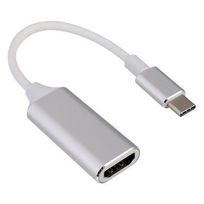 Image de Adaptateur PC & MAC USB3.1 Type-C USB-C Mâle vers HDMI Femelle (Boîtier métallique)