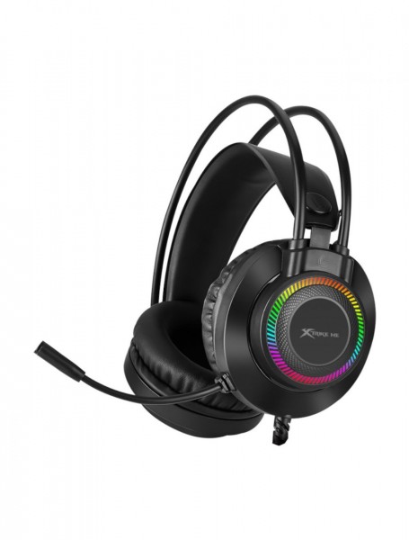 Image de Xtrike Me GH-509 Casque de jeu stéréo avec rétro-éclairage RGB pour PC PS4 Xbox One câble 2.1 m