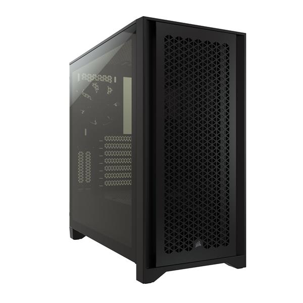 Image de CORSAIR (4000D AIRFLOW) - Boîtier d'ordinateur moyen ATX - avec panneau latéral en verre trempé - noir