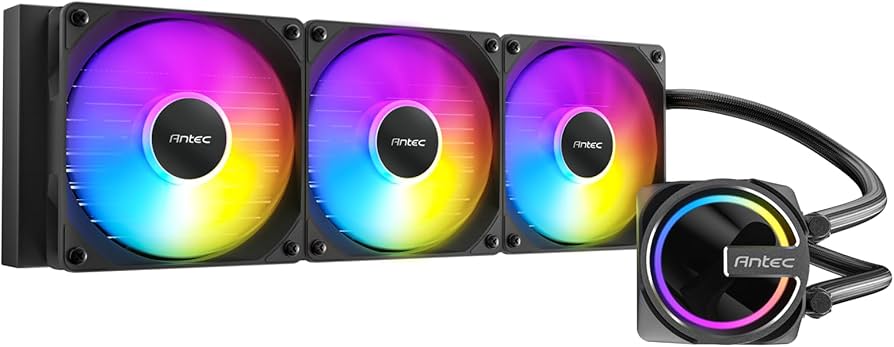 Image de Refroidisseur liquide tout-en-un Antec Skeleton 360 mm ARGB - Noir