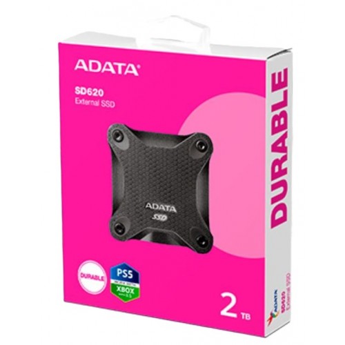 Image de Disque SSD externe Adata SD620 2 To, noir,