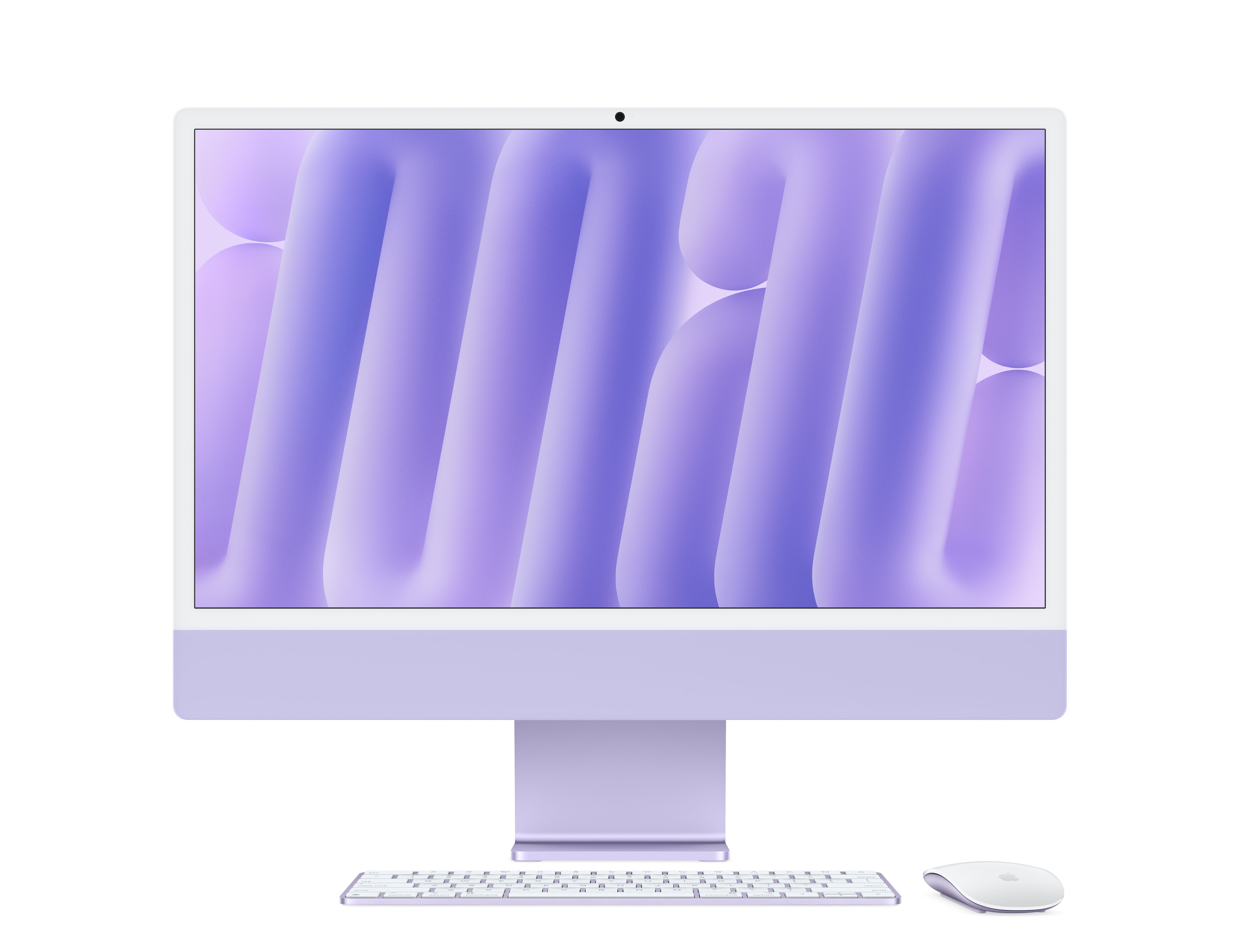Image de iMac 24 (R&eacute;tine 4,5k 8GPU, Mauve) 8 C&oelig;urs M1 (2021)