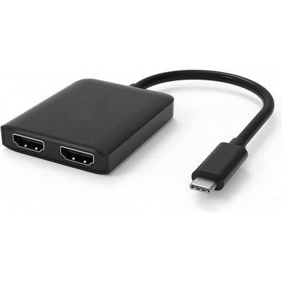 Image de Hub r&eacute;partiteur vid&eacute;o Type C vers double HDMI 4K*2K